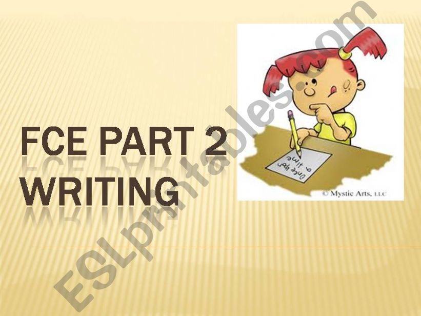 FCE part 2 writing powerpoint