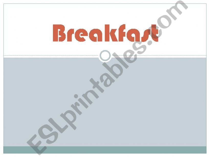 Breakfast food powerpoint