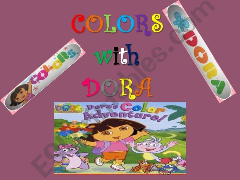 Colors with Dora powerpoint