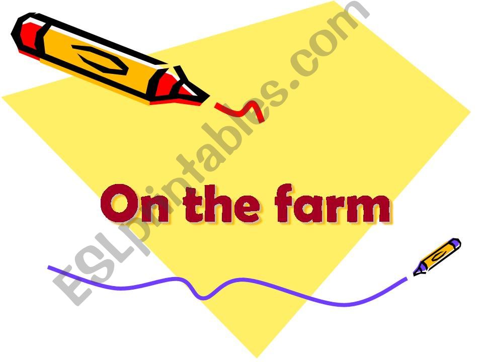 On the Farm powerpoint