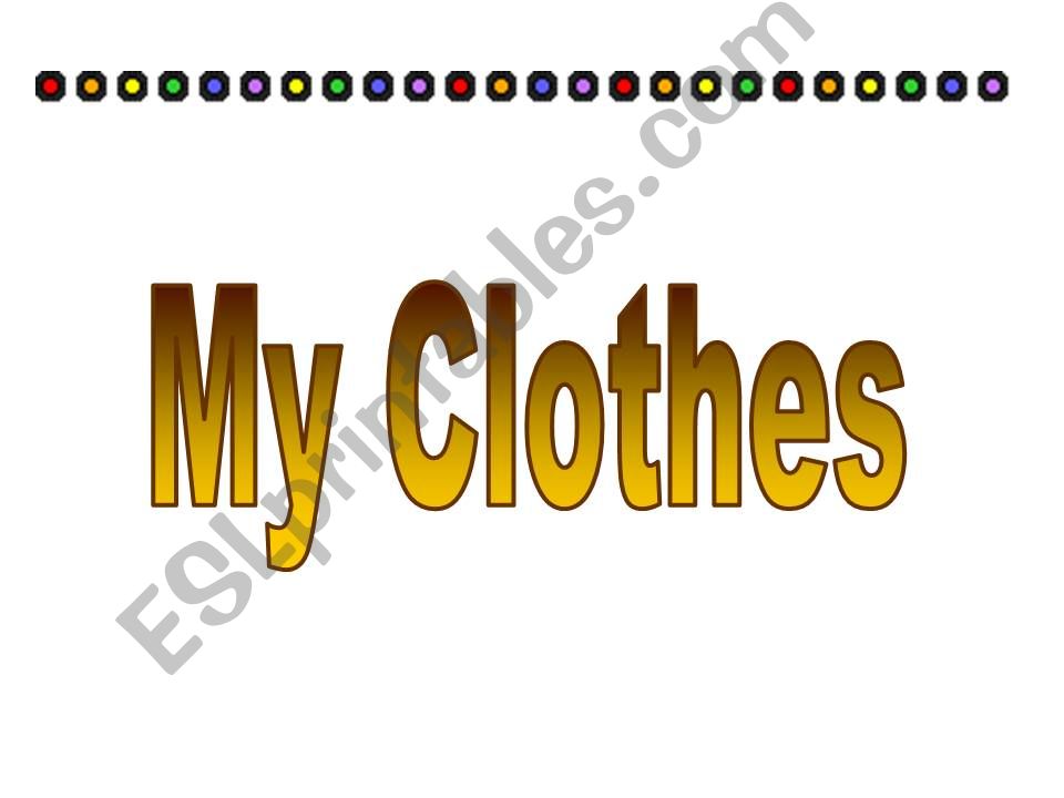 clothes powerpoint