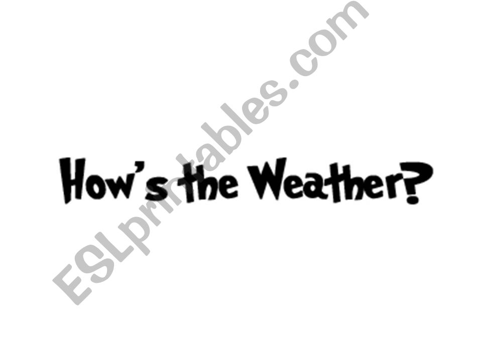 weather powerpoint