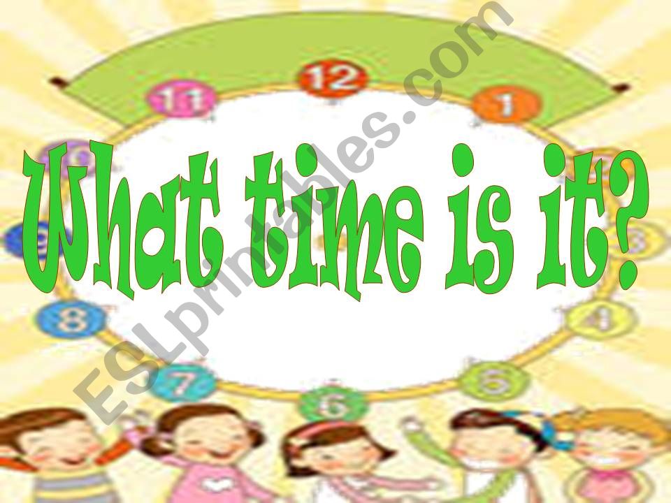 What time is it-game powerpoint