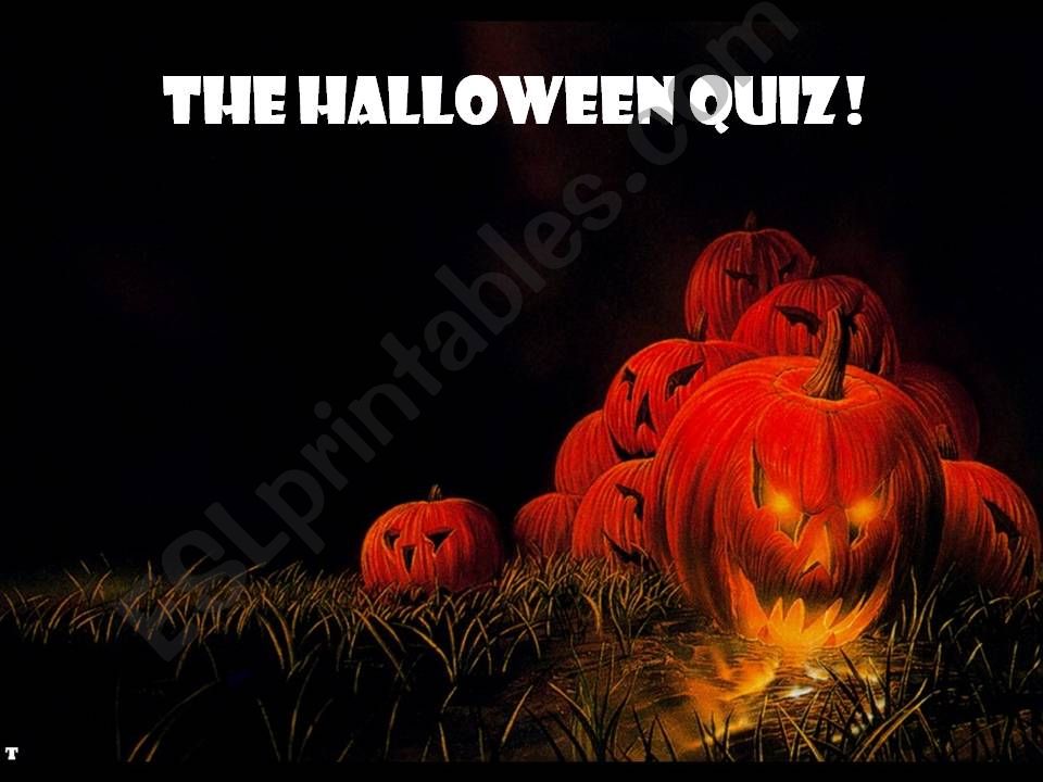 Halloween Quiz Game! powerpoint