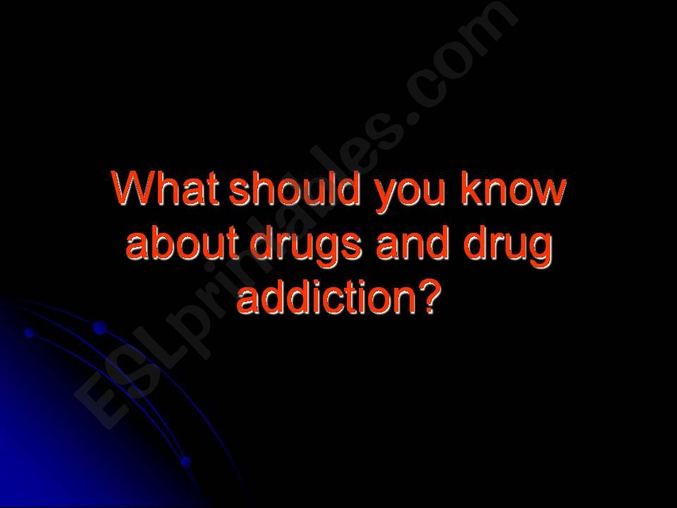 Drugs powerpoint