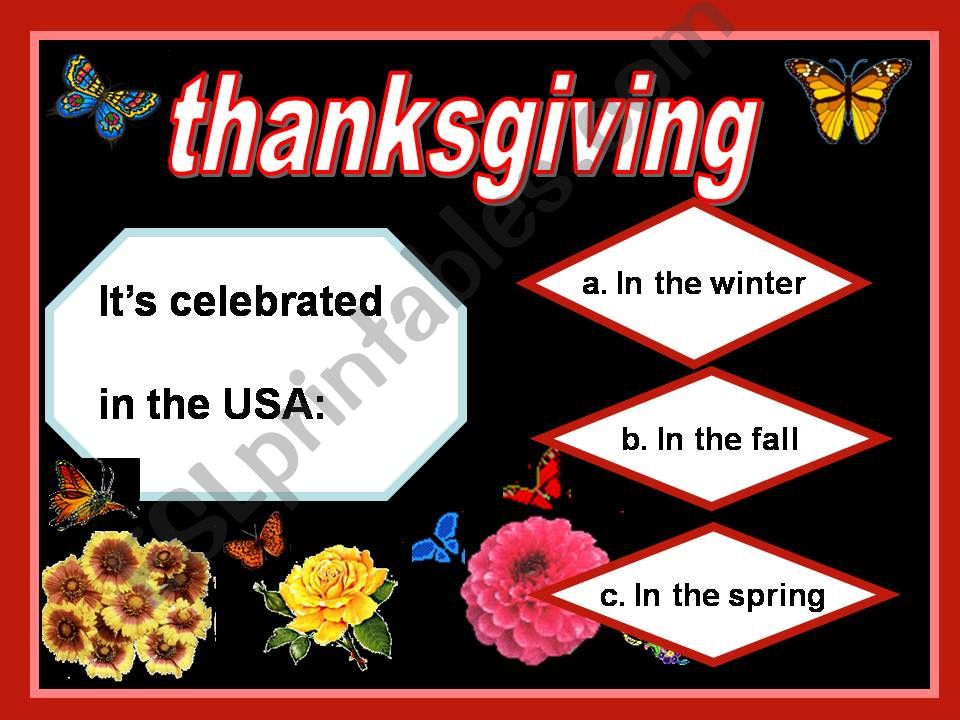 Thanksgiving powerpoint