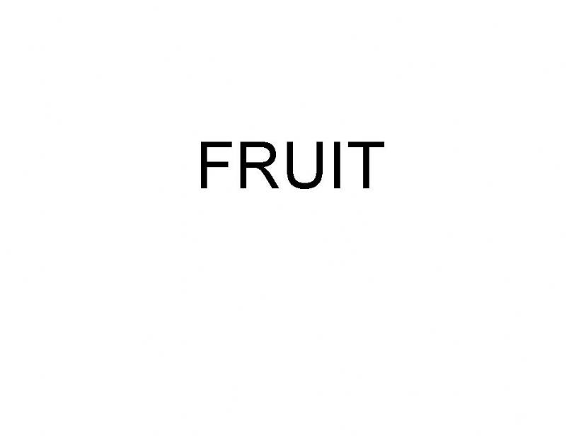 Fruit powerpoint