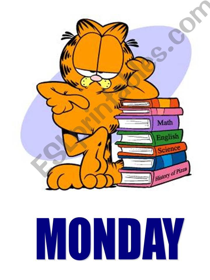 Garfield week - Flashcards powerpoint