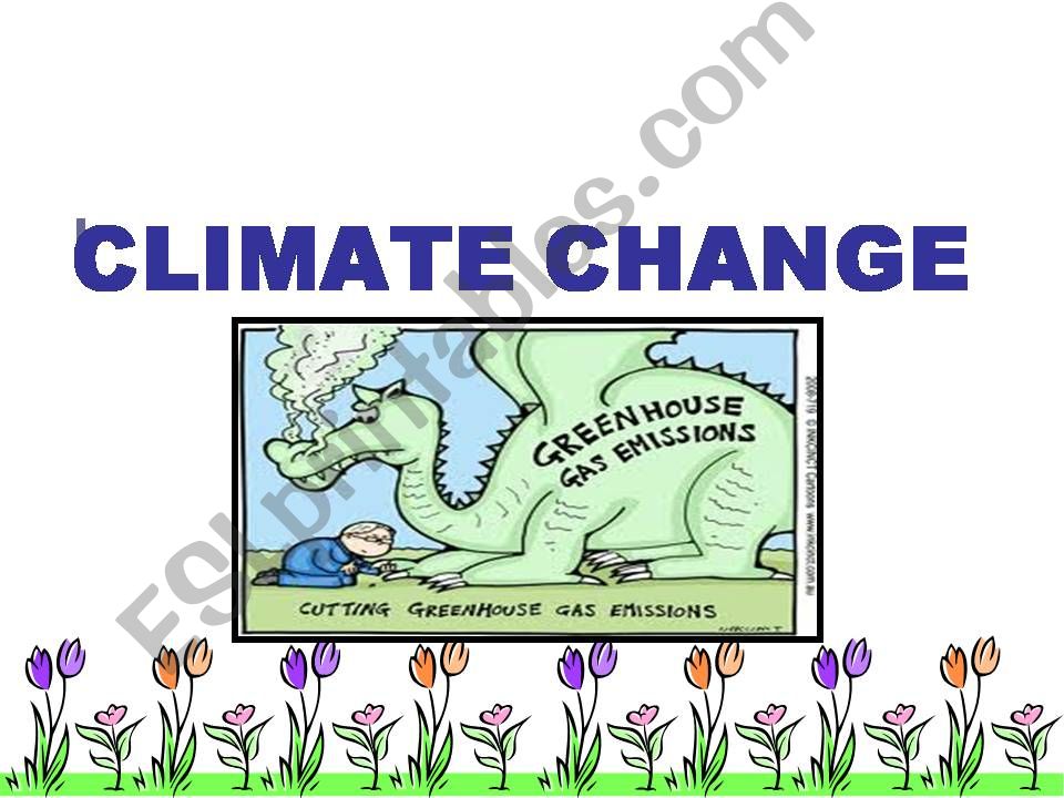 CLIMATE CHANGE powerpoint