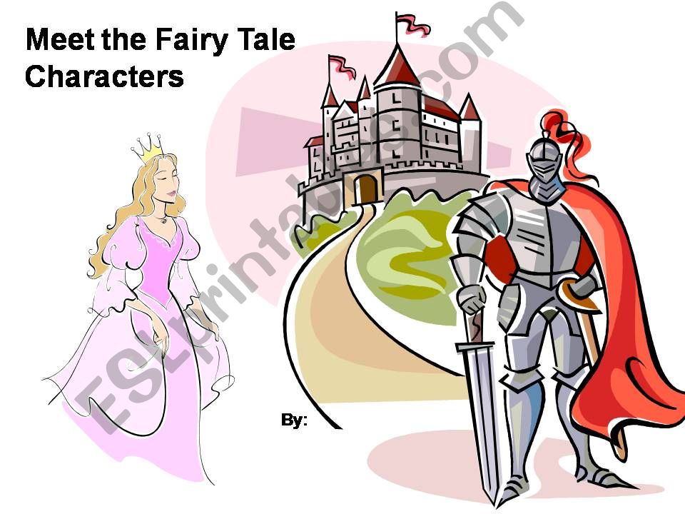 FAIRY TALES CHARACTERS powerpoint
