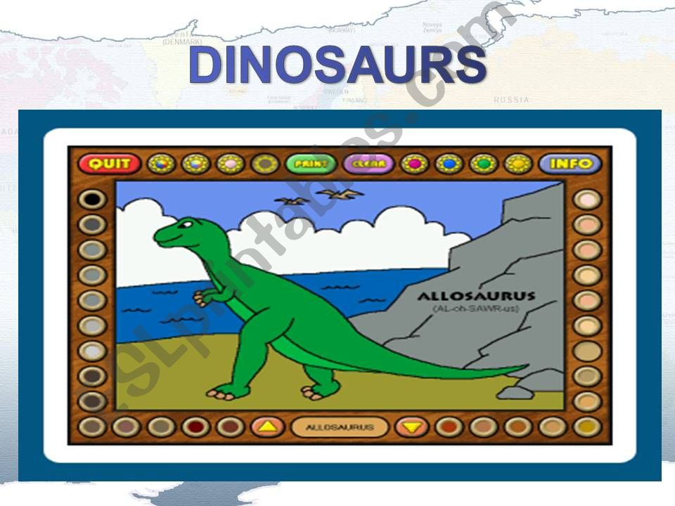 DINOSAURS powerpoint