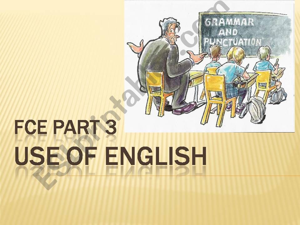 FCE part 3 powerpoint