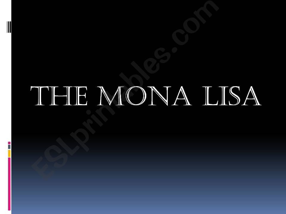 The Mona Lisa Trivia powerpoint