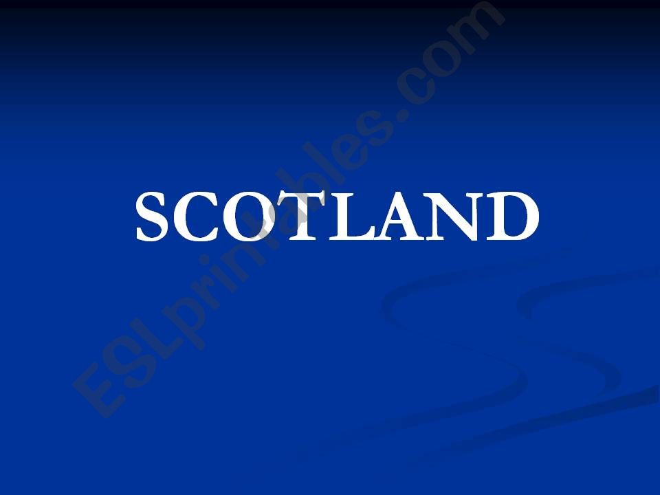 Scotland powerpoint