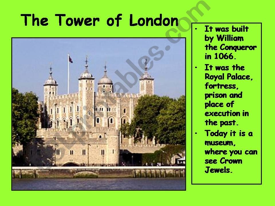 London 4  (from 10 parts) powerpoint