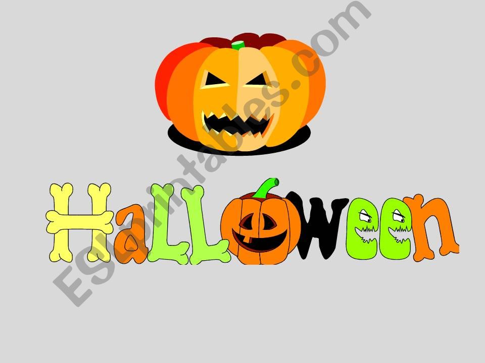 HALLOWEEN powerpoint