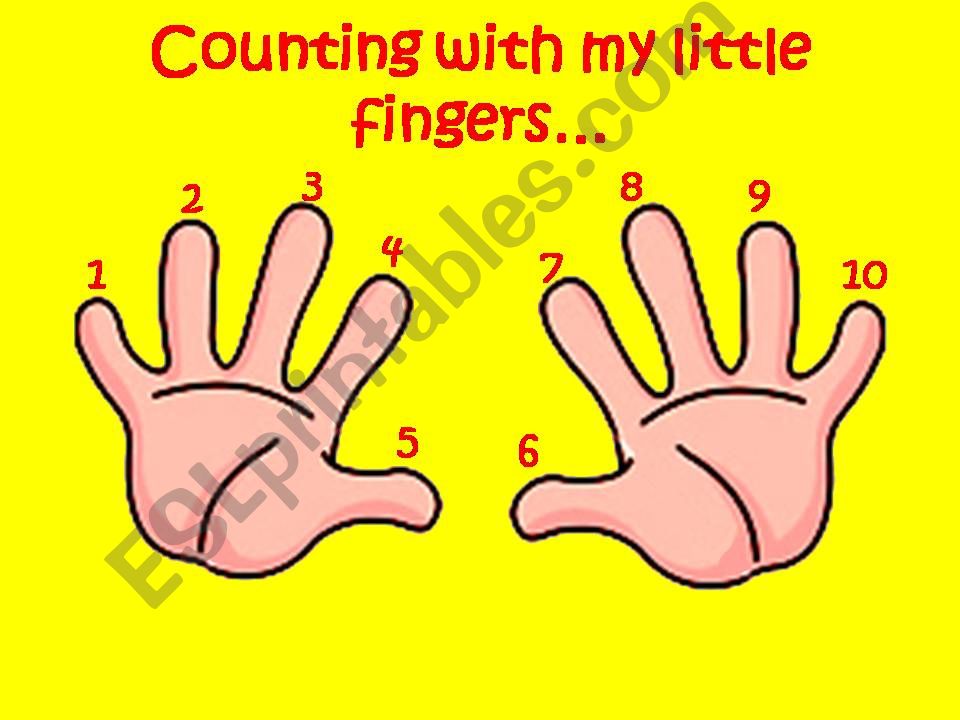 Ten litlle fingers i have 1 powerpoint