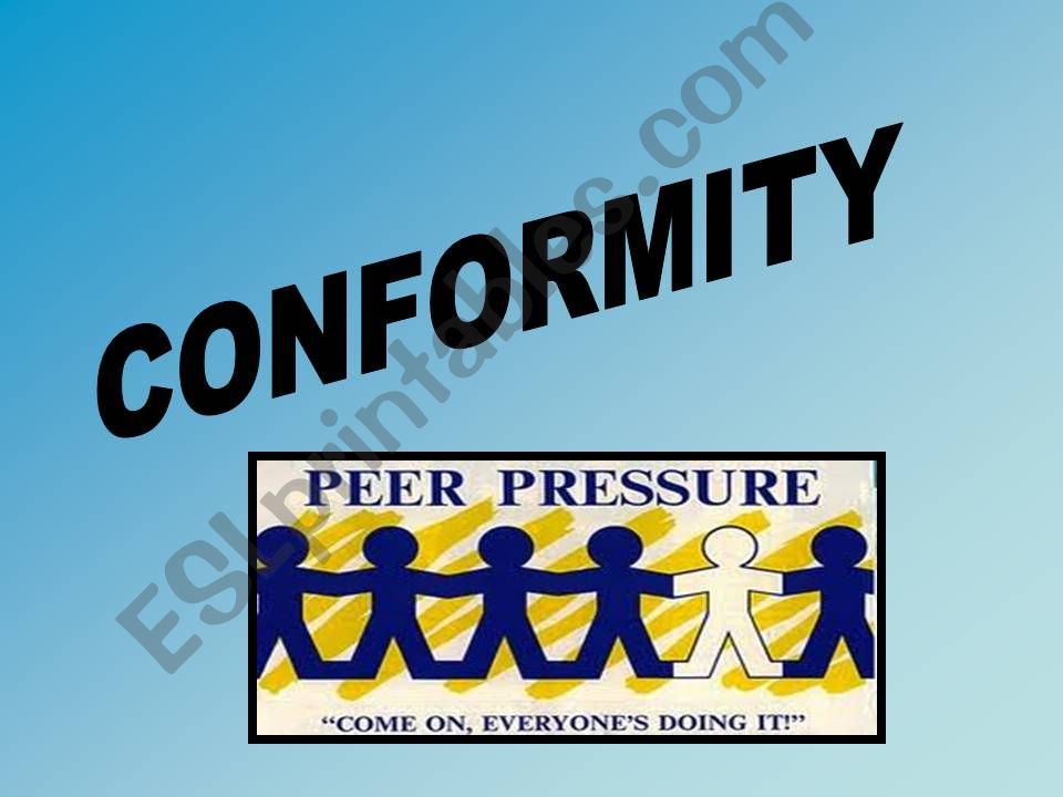 CONFORMITY powerpoint