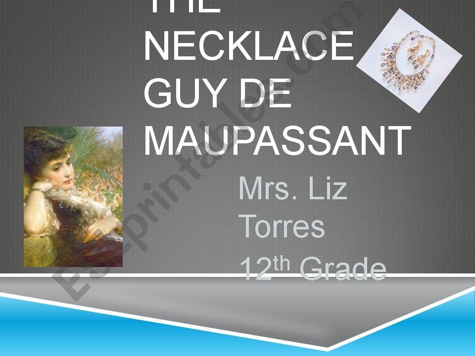 The Necklace powerpoint