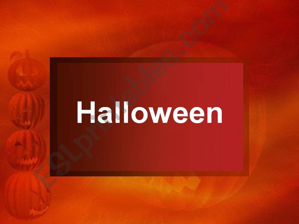 Halloween powerpoint