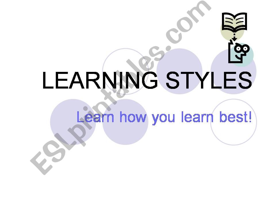 Learning Styles powerpoint