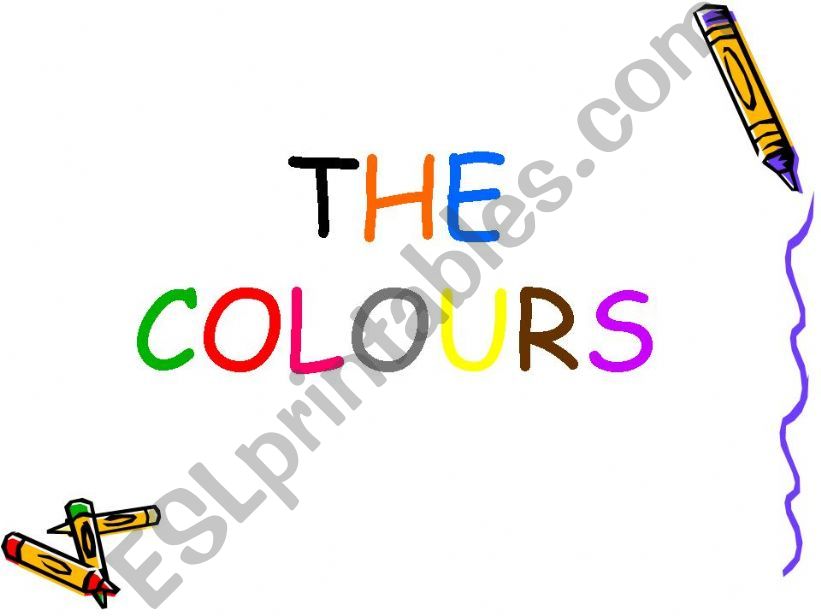 The colours powerpoint