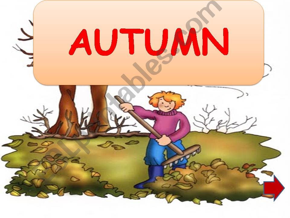 Autumn/Fall vocabulary PowerPoint