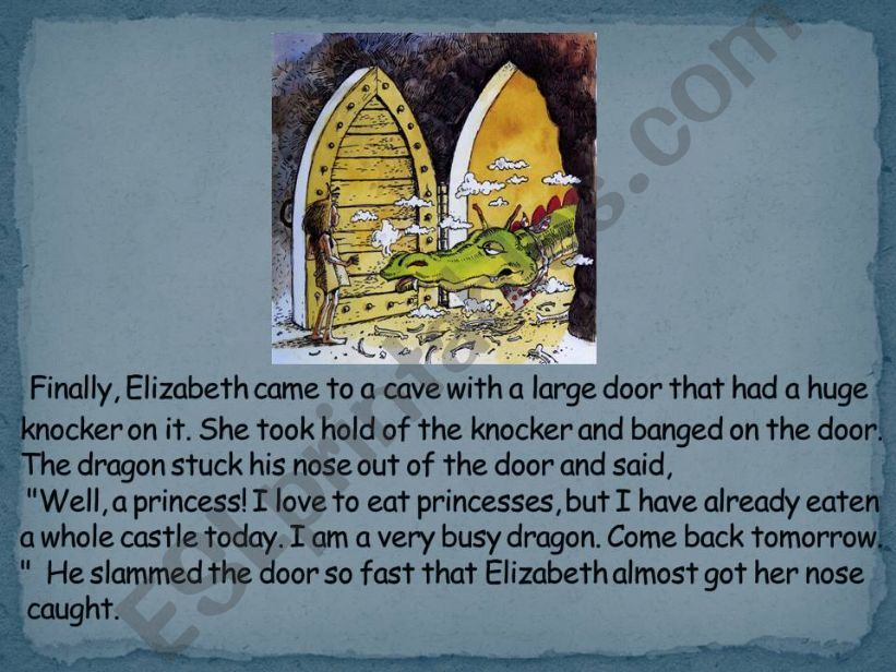 The paper bag princess part 2 powerpoint