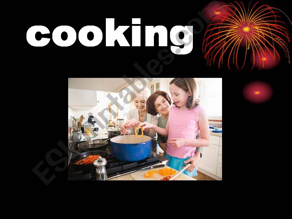 cooking and kitchen vocabulary