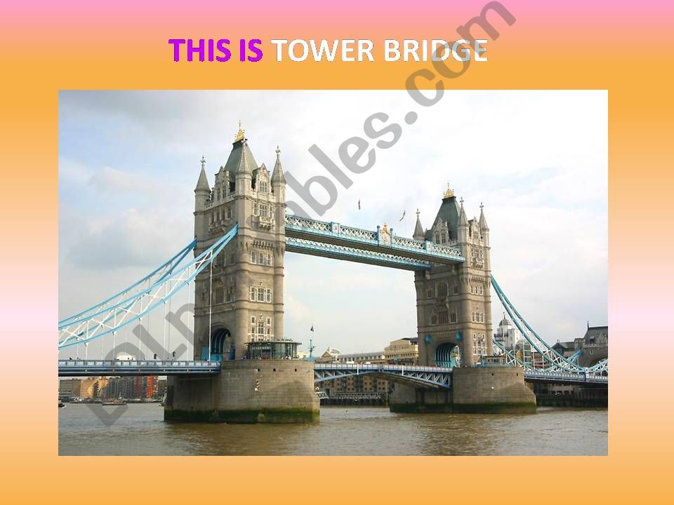 SIGHTSEEING IN LONDON PART 2 powerpoint