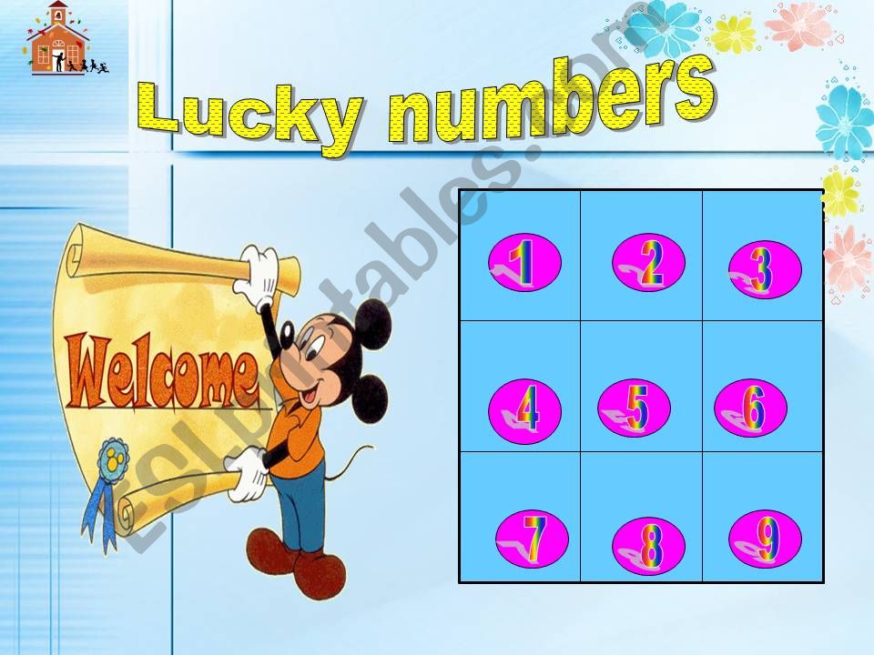 Lucky number powerpoint