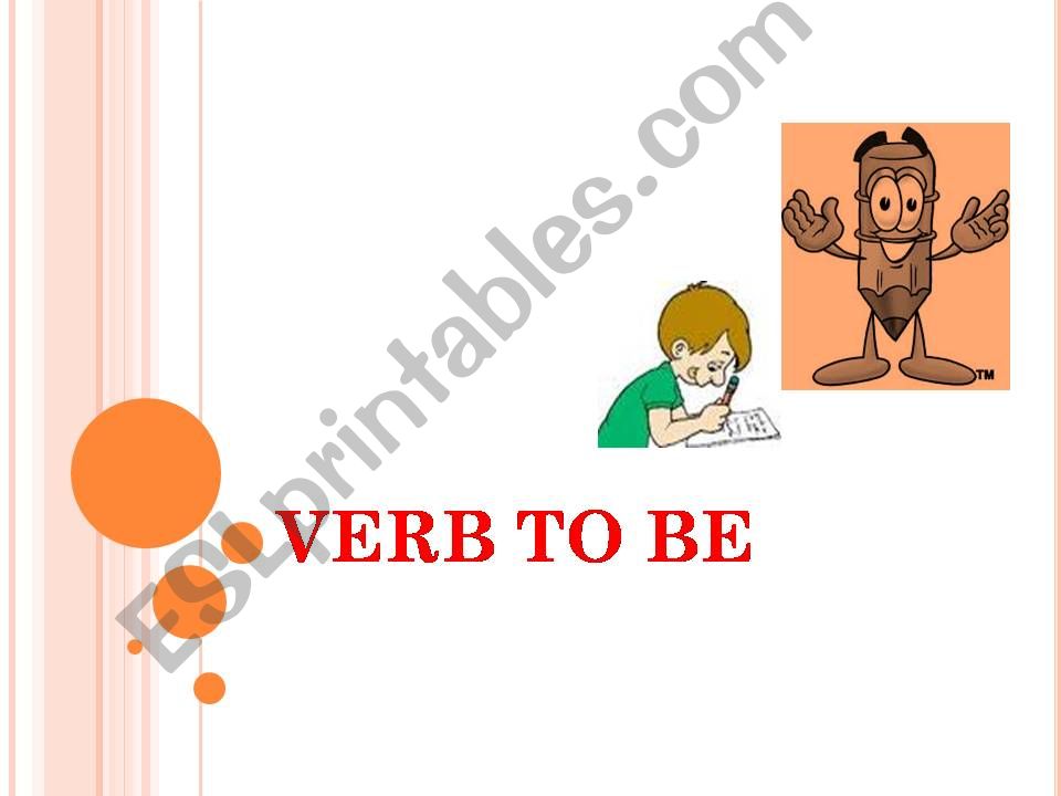 Verb to be powerpoint