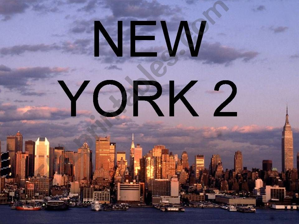 New York part 2 powerpoint