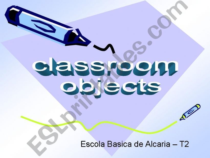 Classroom objects powerpoint