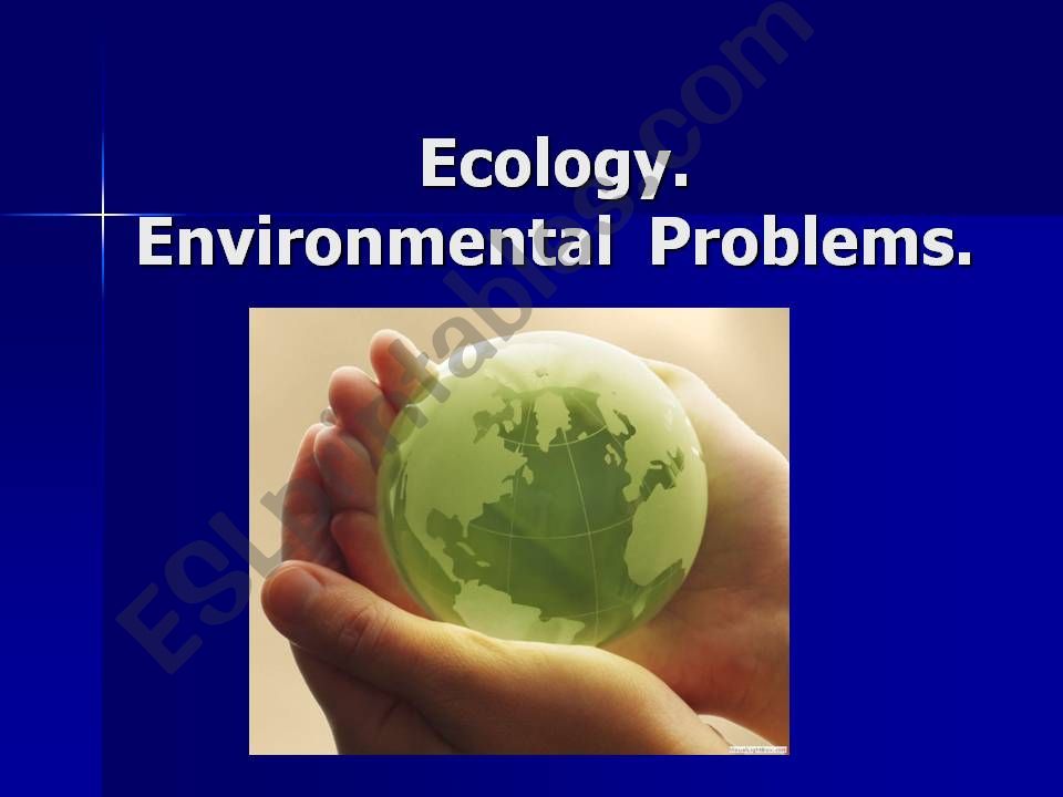 Ecology powerpoint