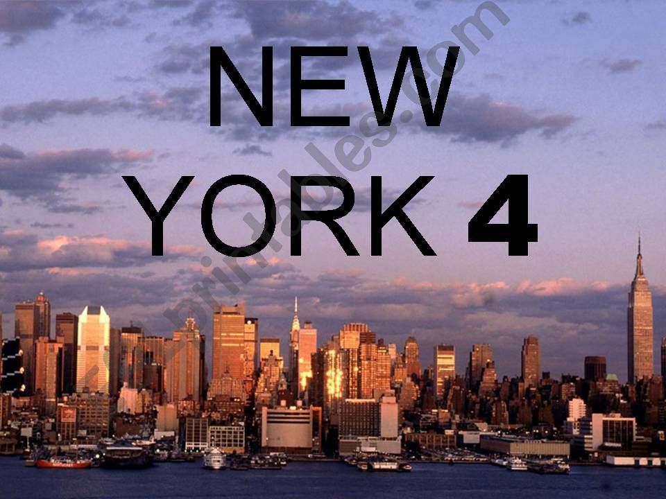 New York part 4 powerpoint