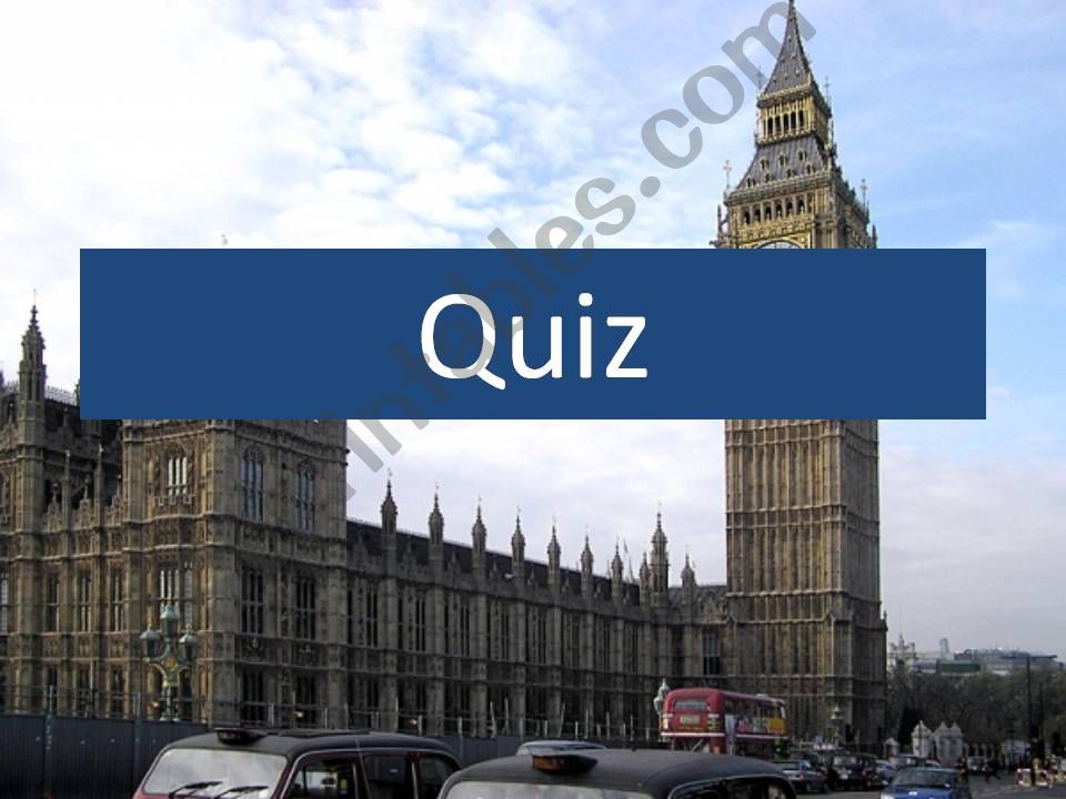 Great Britain Quiz powerpoint