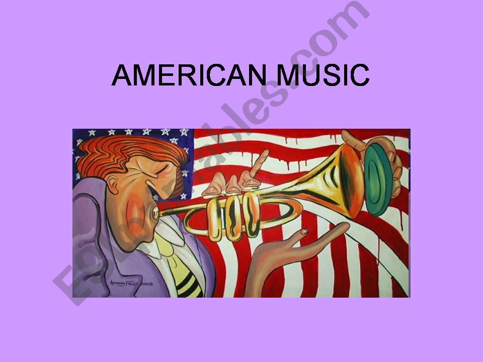 American Music powerpoint