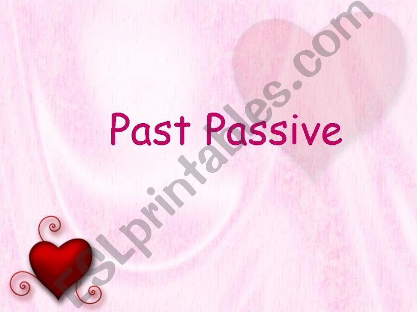 past passive powerpoint