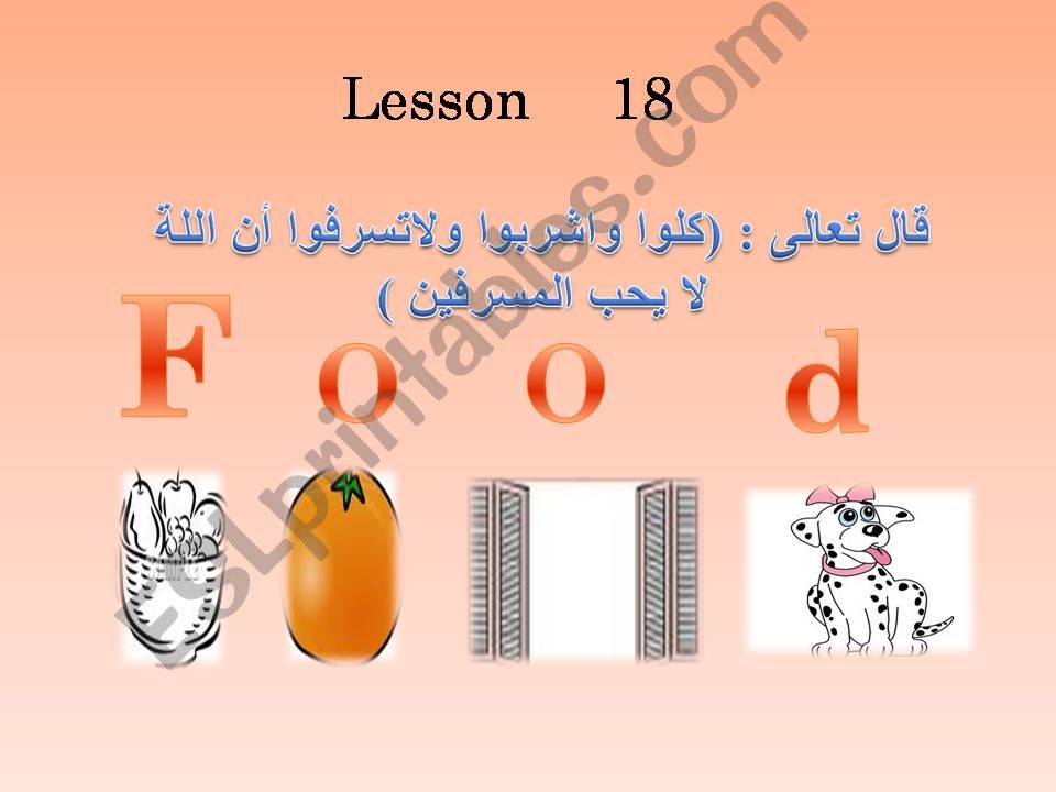 FOOD powerpoint