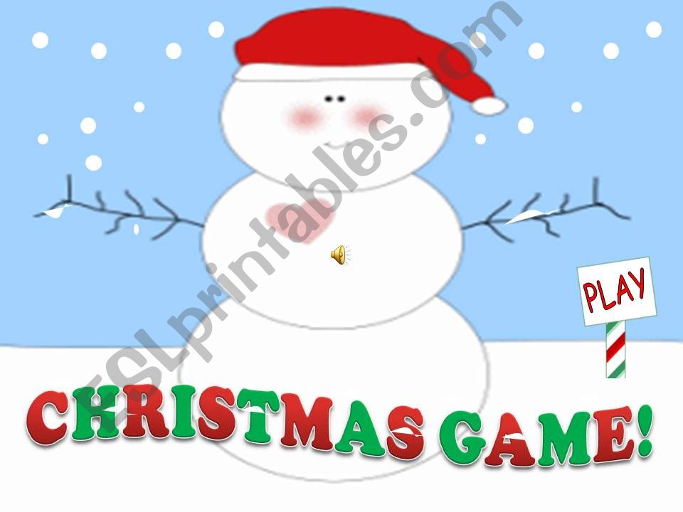 Christmas game powerpoint