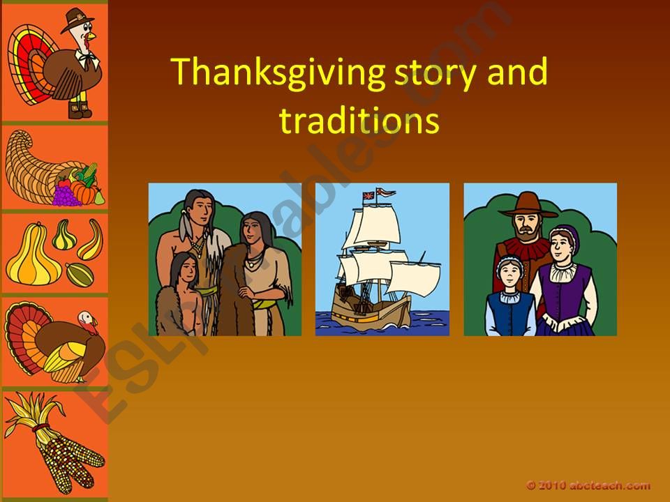 thanksgiving story and traditions