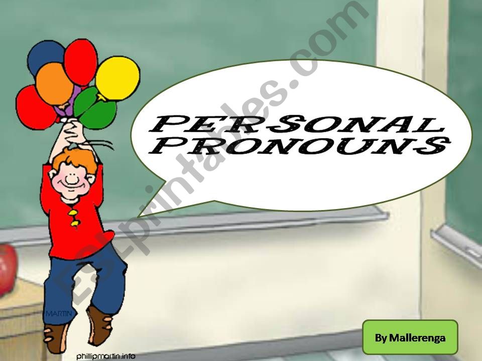 Personal pronouns powerpoint