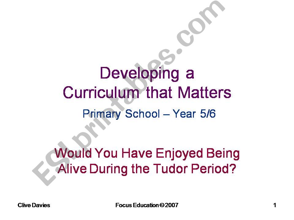 tudors powerpoint