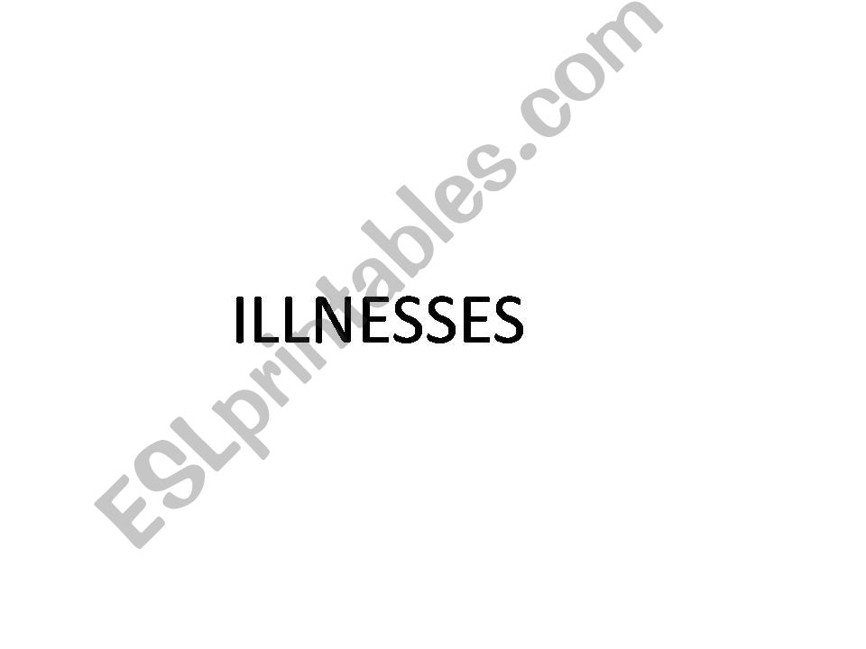 illnesses powerpoint