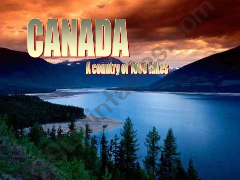 Presentation of Canada powerpoint