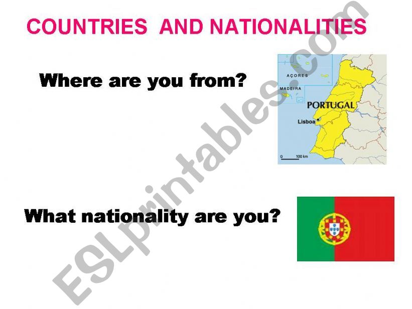 countries and nationalities powerpoint