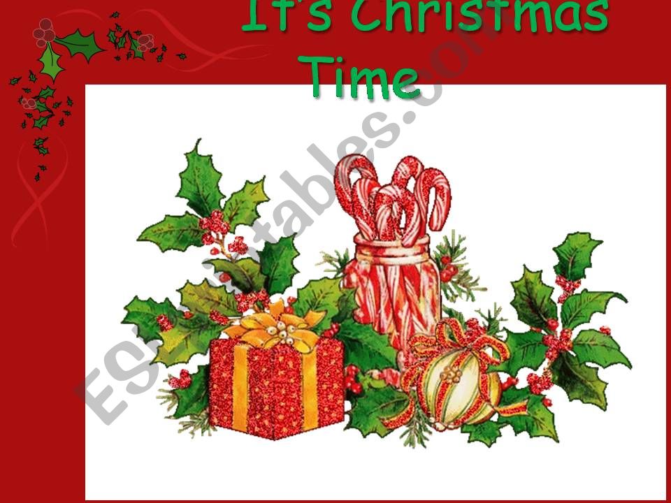 Christmas vocabulary 1 powerpoint