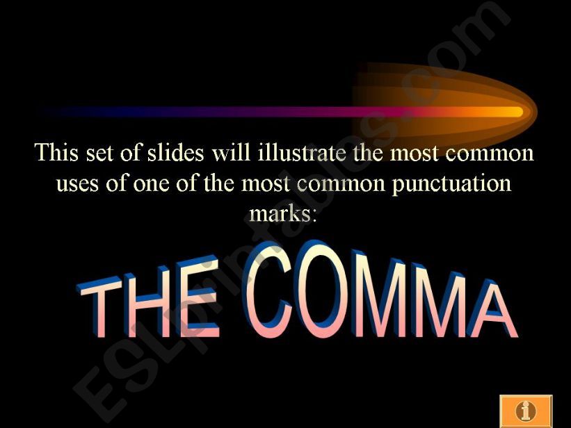 Commas powerpoint