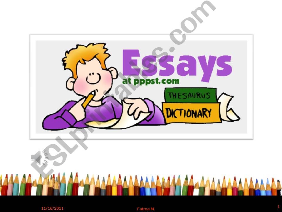 What is an essay? powerpoint